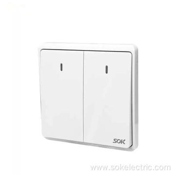 switch light 2 gang 2 way wall switch